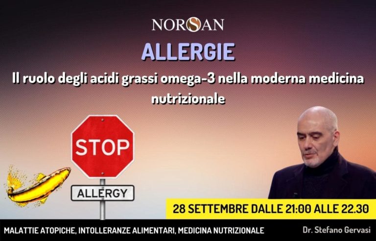 Allergie: il ruolo degli acidi grassi omega-3 nella moderna medicina nutrizionale