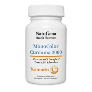 Packshot Integratore NatuGena MonoColor Curcuma 2000