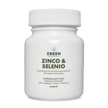 Packshot Integratore ZREEN Zinco & Selenio