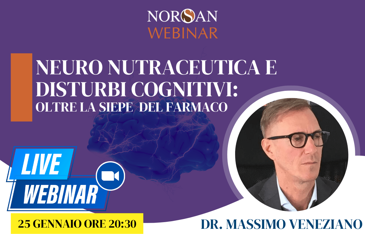 Copertina webinar: info evento e foto profilo del Dr. Veneziano