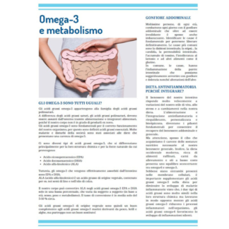 Articolo - Omega-3 e metabolismo