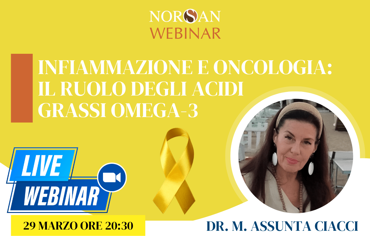Copertina webinar: info evento e foto profilo della Dr. Maria Assunta Ciacci