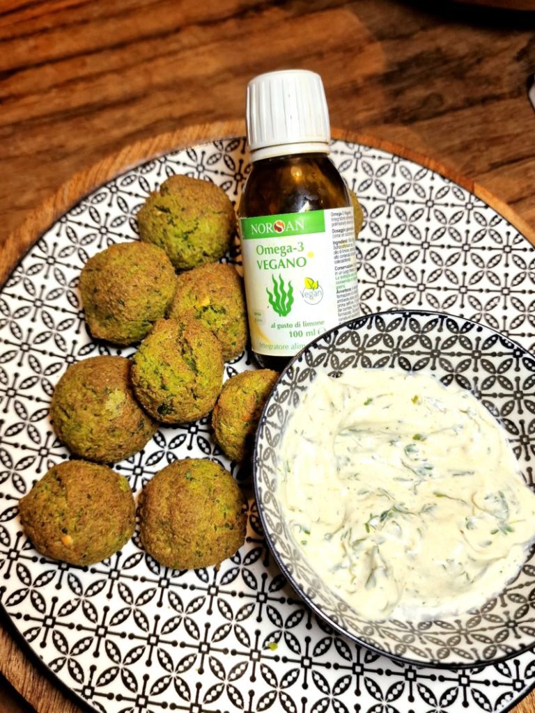 FALAFEL CON DIP ALL’OMEGA-3