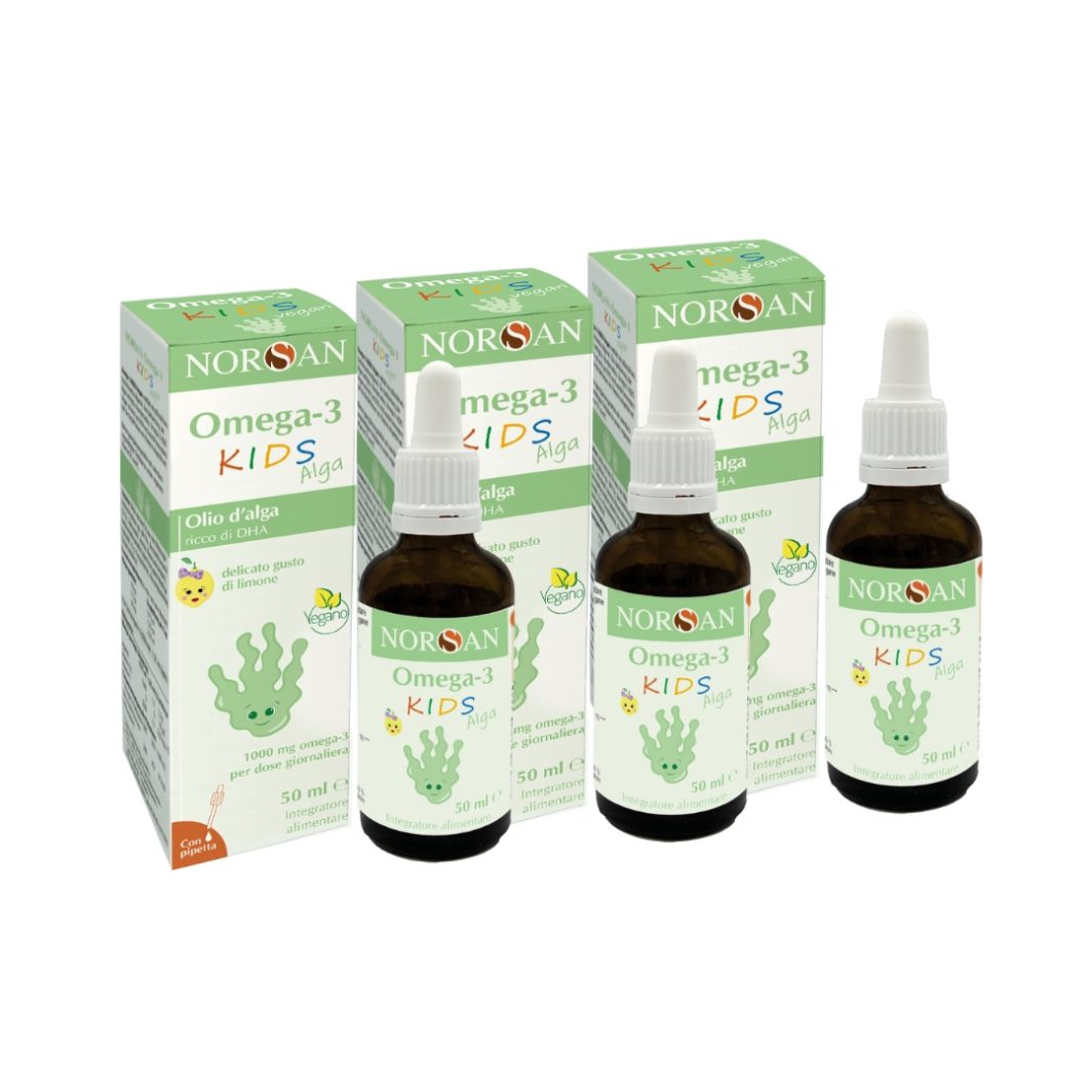 Packshot NORSAN Omega-3 KIDS Alga Set Da 3