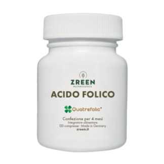 Packshot Integratore alimentare ZREEN Acido Folico