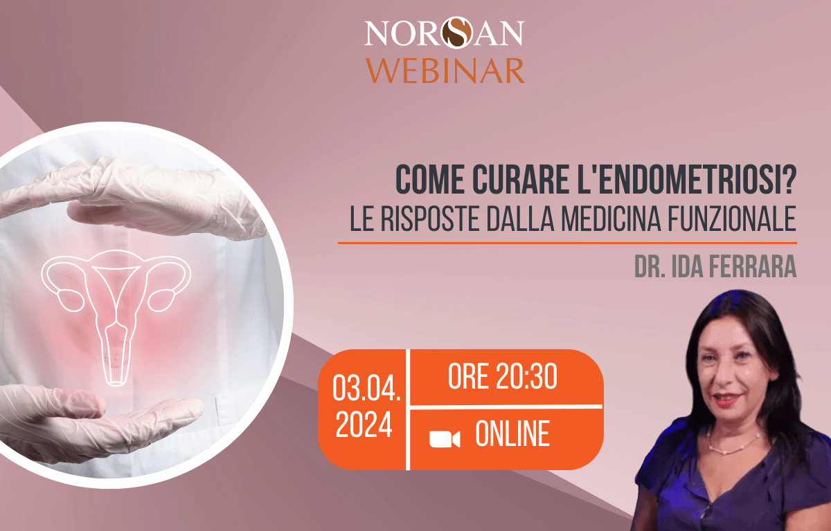 Copertina webinar: Grafica di utero, info evento e foto profilo della Dr. Ferrara