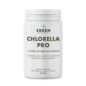 Packshot Integratore alimentare ZREEN Chlorella Pro