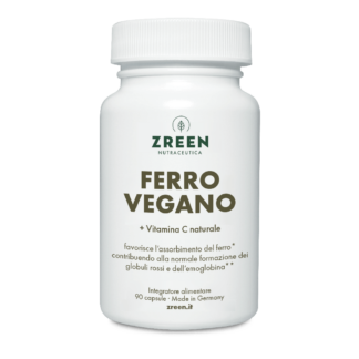 Packshot Integratore alimentare ZREEN Ferro Vegano
