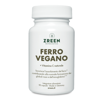 Packshot Integratore alimentare ZREEN Ferro Vegano