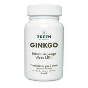 Packshot Integratore alimentare ZREEN Ginkgo