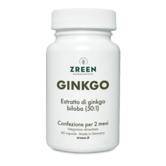 Packshot Integratore alimentare ZREEN Ginkgo