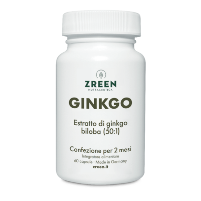 Packshot Integratore alimentare ZREEN Ginkgo