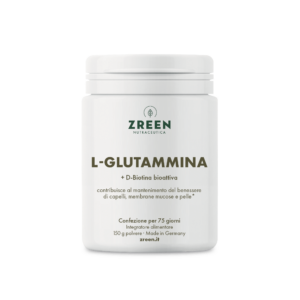 Packshot Integratore alimentare ZREEN L-Glutammina