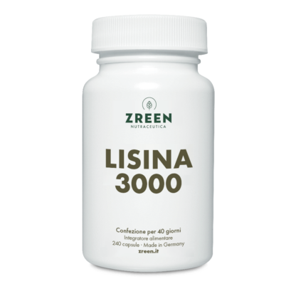 Packshot Integratore alimentare ZREEN Lisina 3000