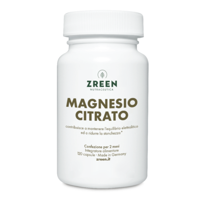 Packshot Integratore alimentare ZREEN Magnesio Citrato