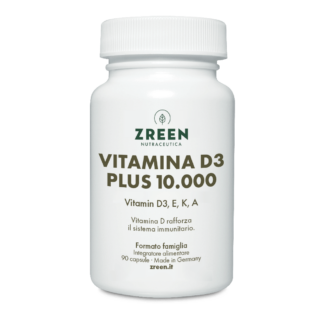 Packshot Integratore alimentare ZREEN Vitamina D3 Plus 10.000