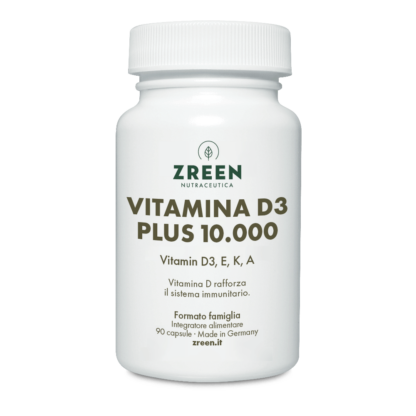 Packshot Integratore alimentare ZREEN Vitamina D3 Plus 10.000