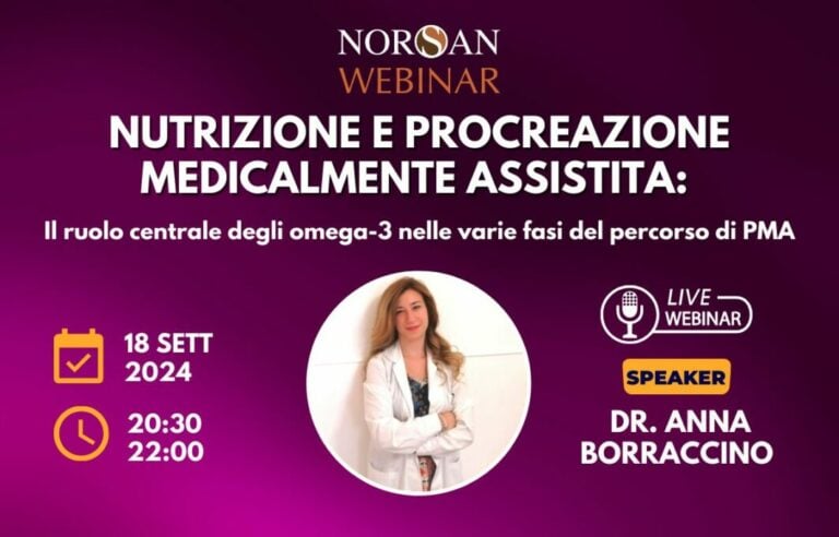 Copertina webinar: info evento e foto profilo della Dr. Anna Borraccino