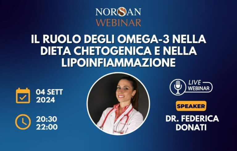Copertina webinar: info evento e foto profilo della Dr. Federica Donati