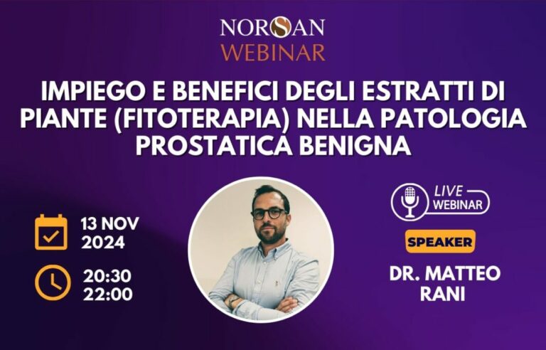 Copertina webinar: info evento e foto profilo del Dr. Matteo Rani