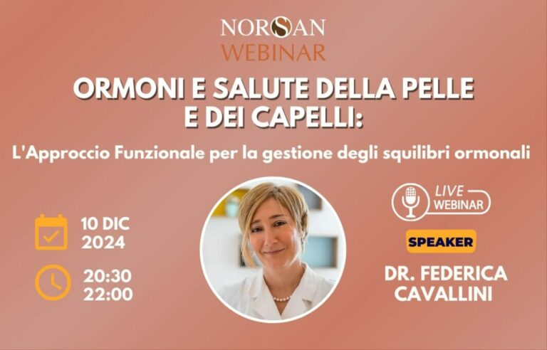 Copertina webinar: info evento e foto profilo della Dr.ssa Cavallini