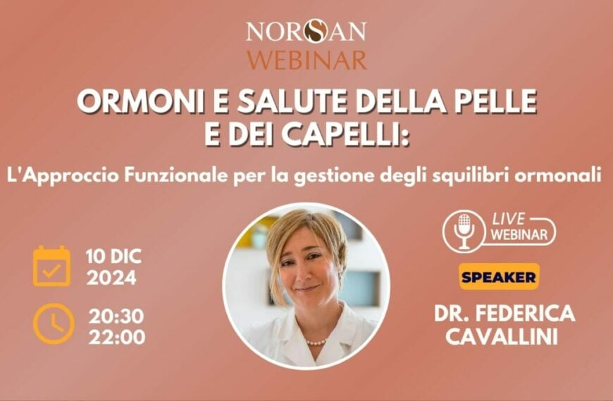 Copertina webinar: info evento e foto profilo della Dr.ssa Cavallini