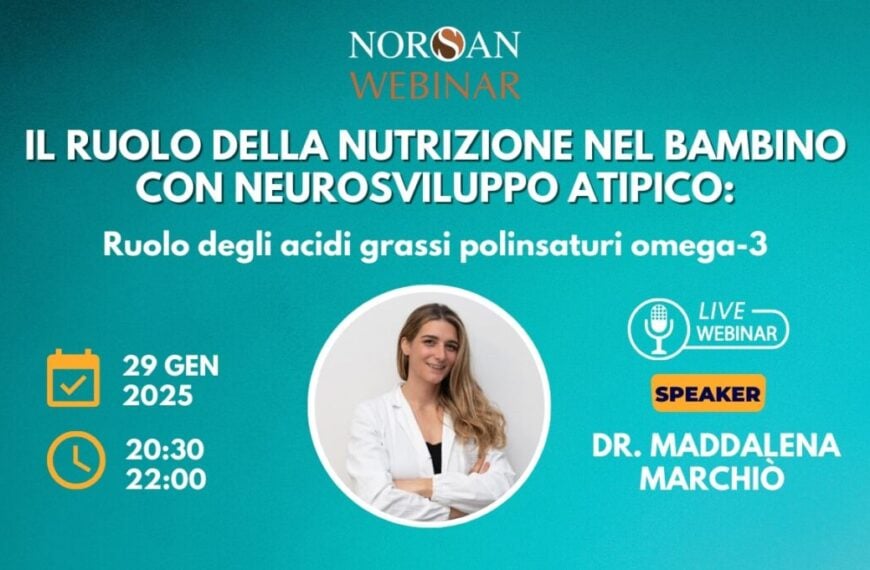 Copertina webinar: info evento e foto profilo della dr.ssa Marchiò