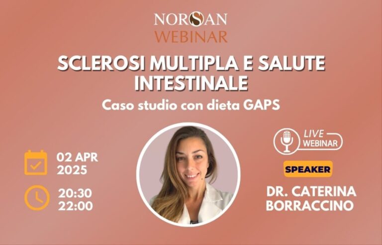 Copertina webinar: info evento e foto profilo della Dott.ssa Caterina Borraccino