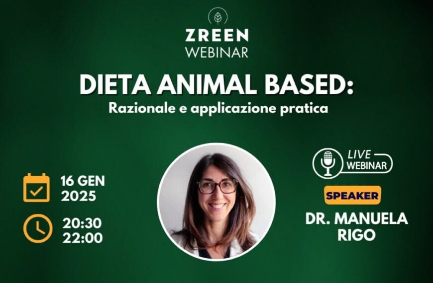 Copertina webinar: info evento e foto profilo del Dr. Manuela Rigo