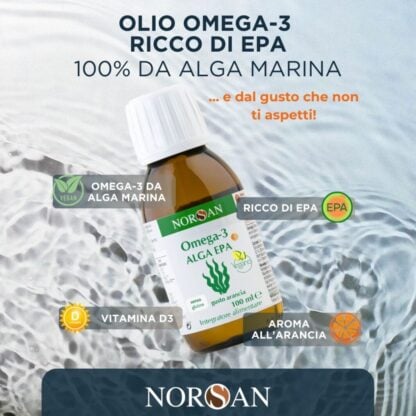 Olio Omega-3 da alga ricco di EPA
