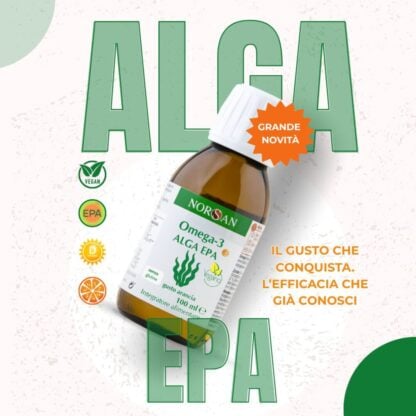 Integratore Omega-3 EPA vegan che ti fa sorridere
