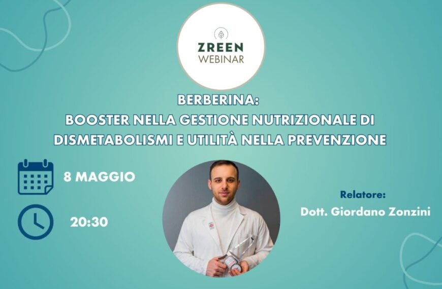 BERBERINA: Booster nella gestione nutrizionale di dismetabolismi e utilità nella prevenzione