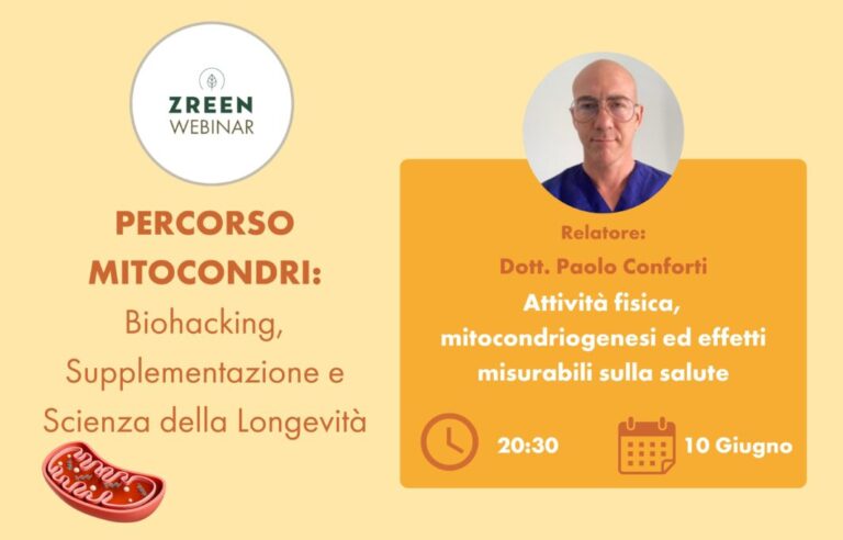 Attività fisica, mitocondriogenesi ed effetti misurabili sulla salute Dr. Paolo Conforti