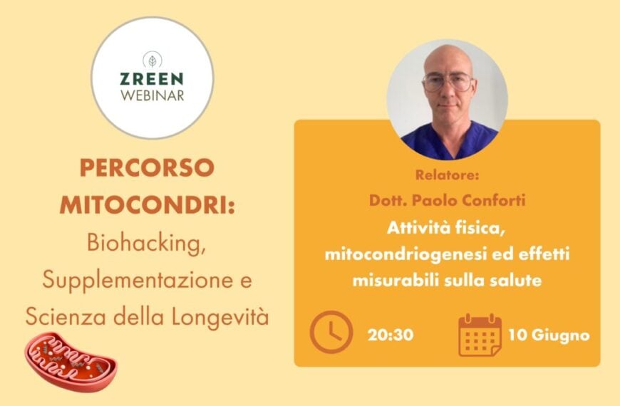 Attività fisica, mitocondriogenesi ed effetti misurabili sulla salute Dr. Paolo Conforti