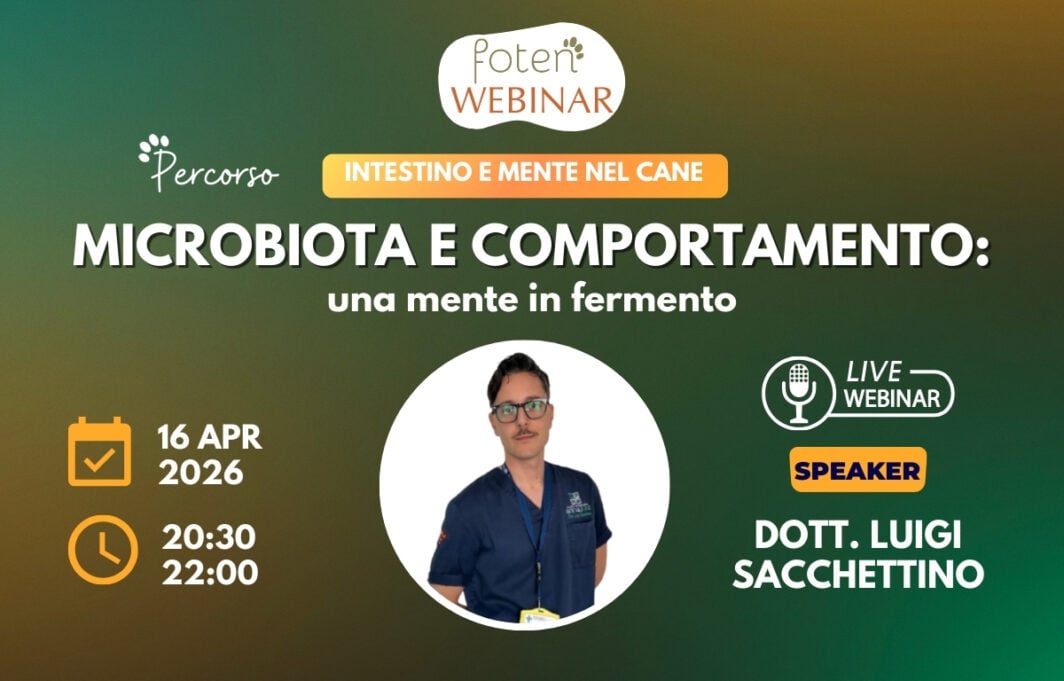 Copertina Webinar Foten: Microbiota e comportamento: una mente in fermento