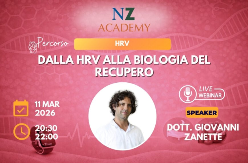 Copertina Webinar NZ Academy: Dalla HRV alla biologia del recupero