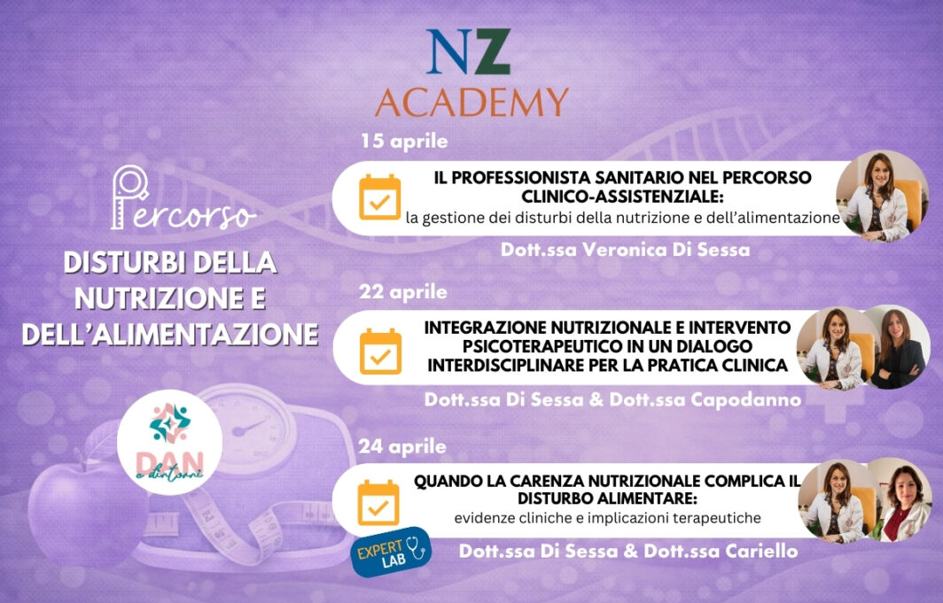 Grafica per Serie di webinar: Percorso Longevità e Salute: Info webinar e foto dei relatori