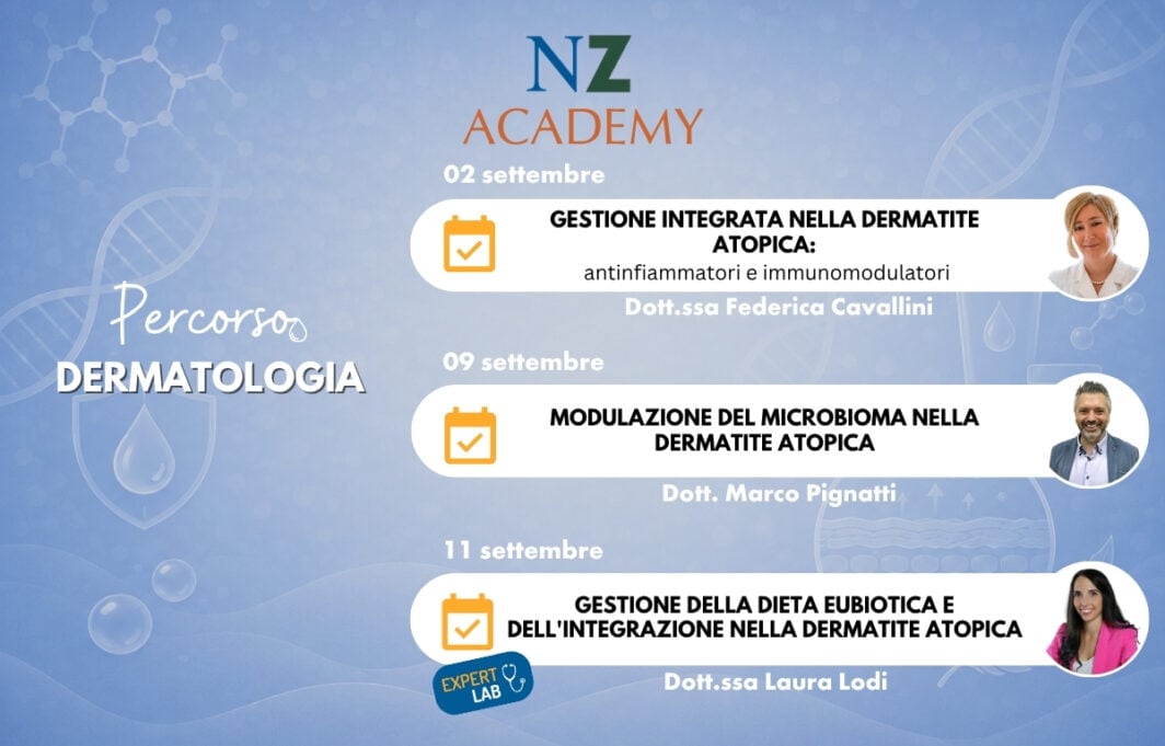 Grafica per Serie di webinar: Percorso Longevità e Salute: Info webinar e foto dei relatori
