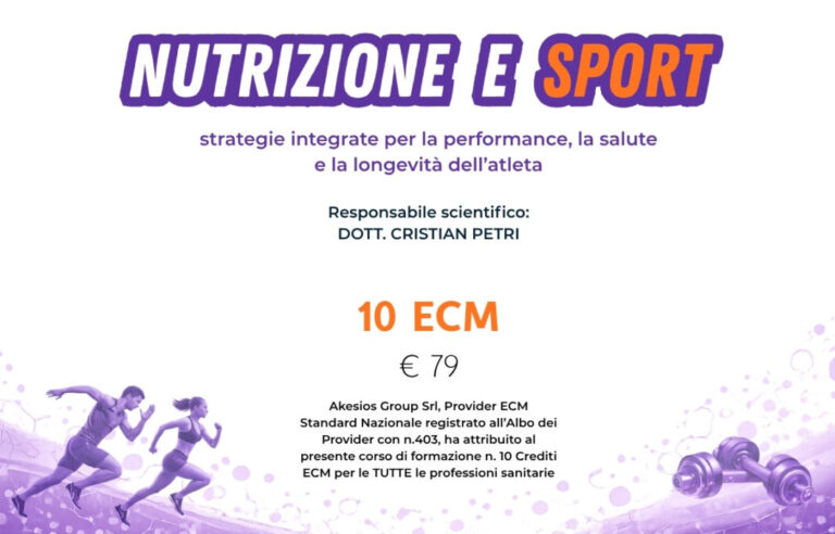 FAD: Nutrizione e sport.
