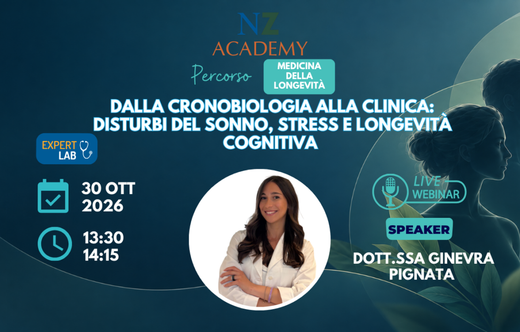 Locandina dell'Expert Lab NORSAN con la Dott.ssa Ginevra Pignata